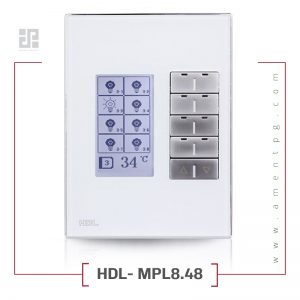 کلید لمسی هوشمندDLP معمولی مدل   HDL- MPL8.48