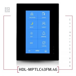 کلید هوشمند 3/4 اینچ رنگی Enviro مدل HDL-MPTLC43FM.46
