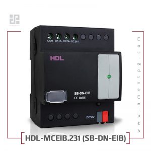 ماژول مبدل ارتباط kNX هوشمند مدلHDL-MCEIB.231 (SB-DN-EIB)