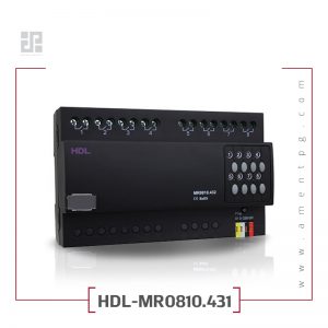 رله هوشمند 8 کانال 10 آمپر مدل HDL-MR0810.431