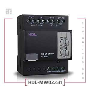 ماژول کنترلر پرده برقی هوشمند مدل HDL-MW02.431